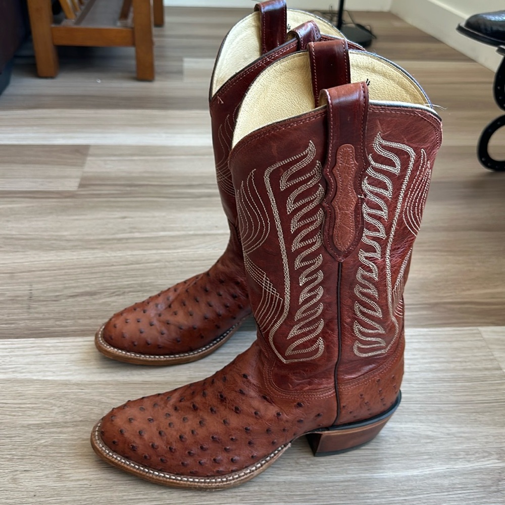 Tony Lama Ostrich Skin Boots